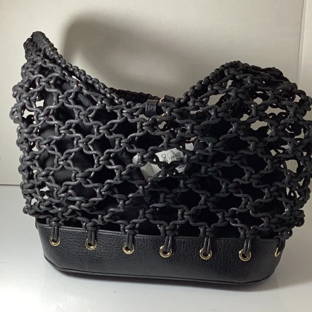 INC International Women’s Kahtt Macrame Hobo Bag,